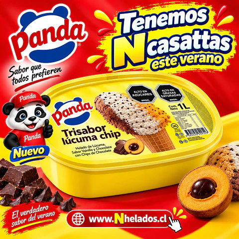 Cassatta trisabor choc/luc/chips 1lt