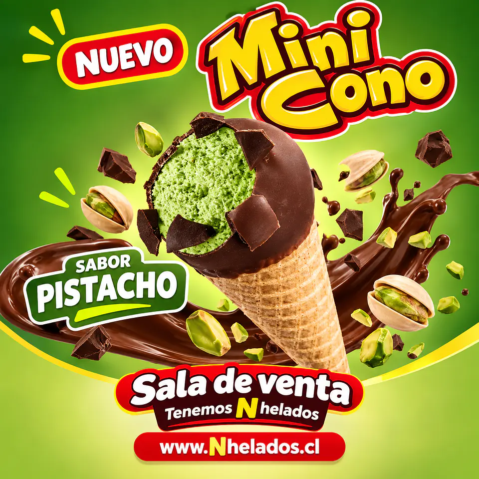 Minicono pistacho trendy x32unid 1
