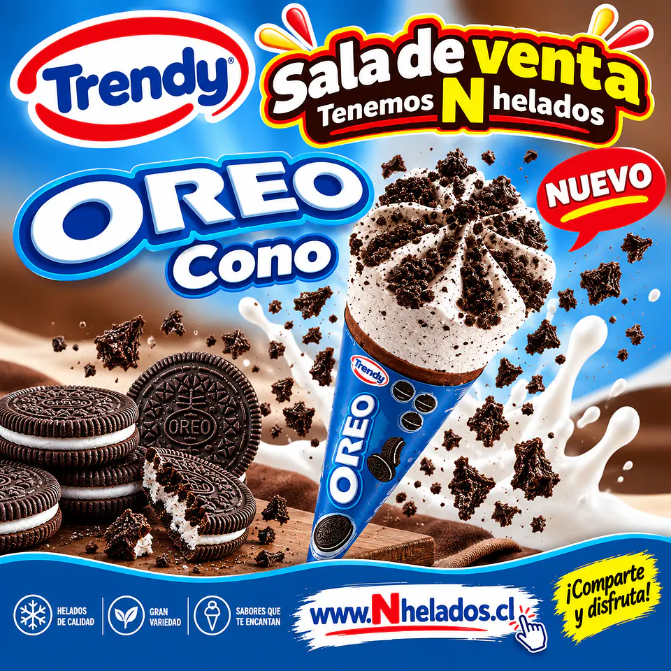 Cono Oreo trendy x16 unid 1