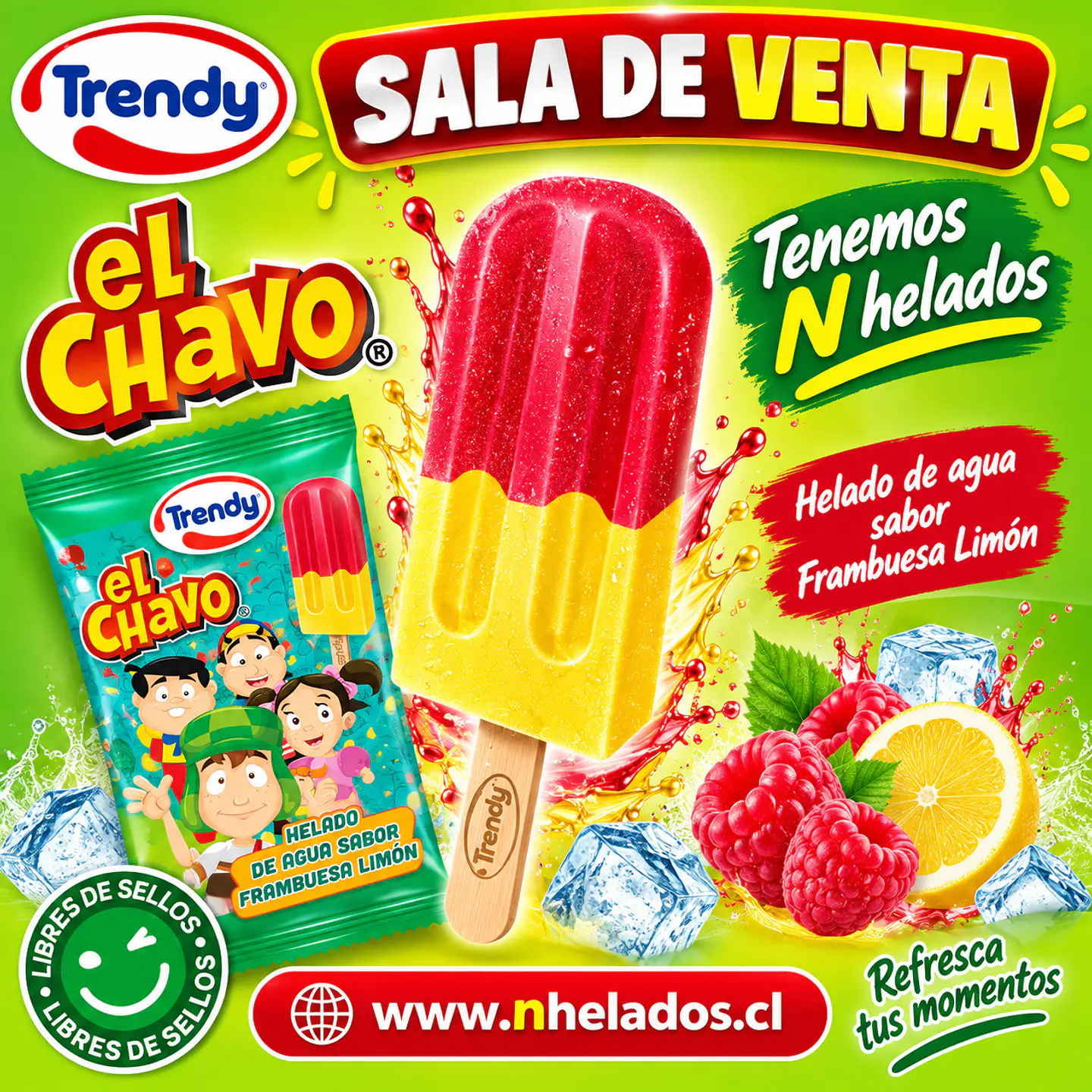 Paleta chavo trendy x56 unid 1