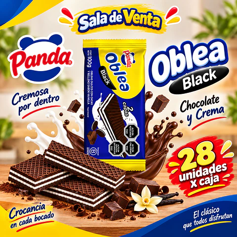 Caja oblea Black x28 unid