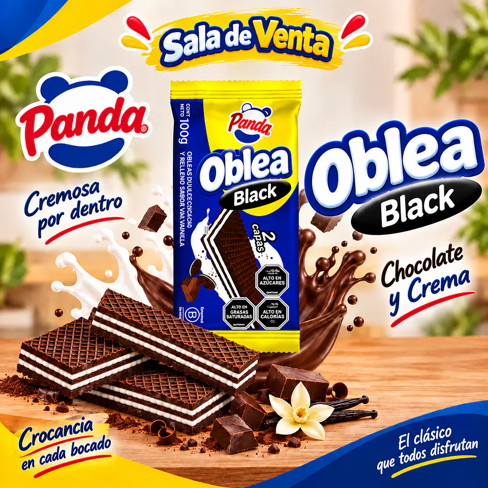  Oblea Black 100gm 1