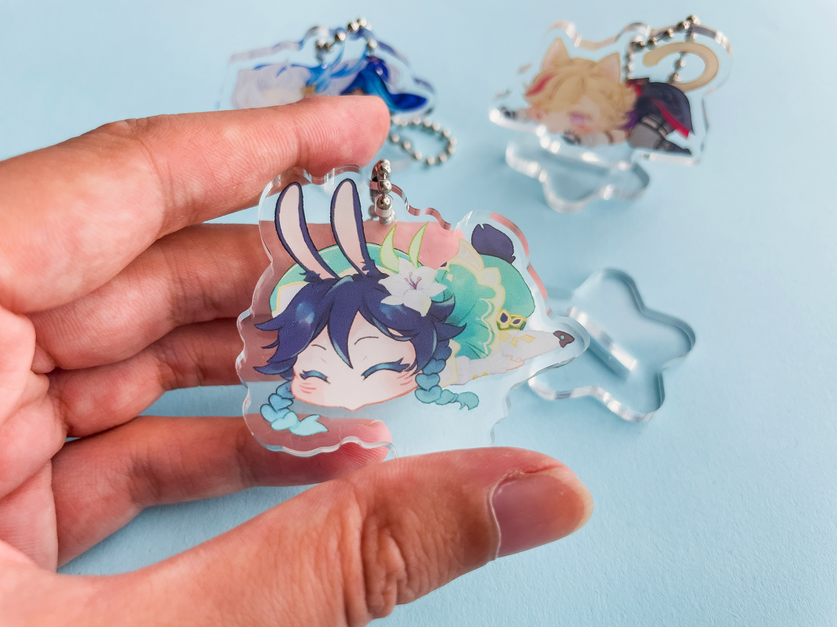 Genshin Impact Mini Acrylic Standee / Charms