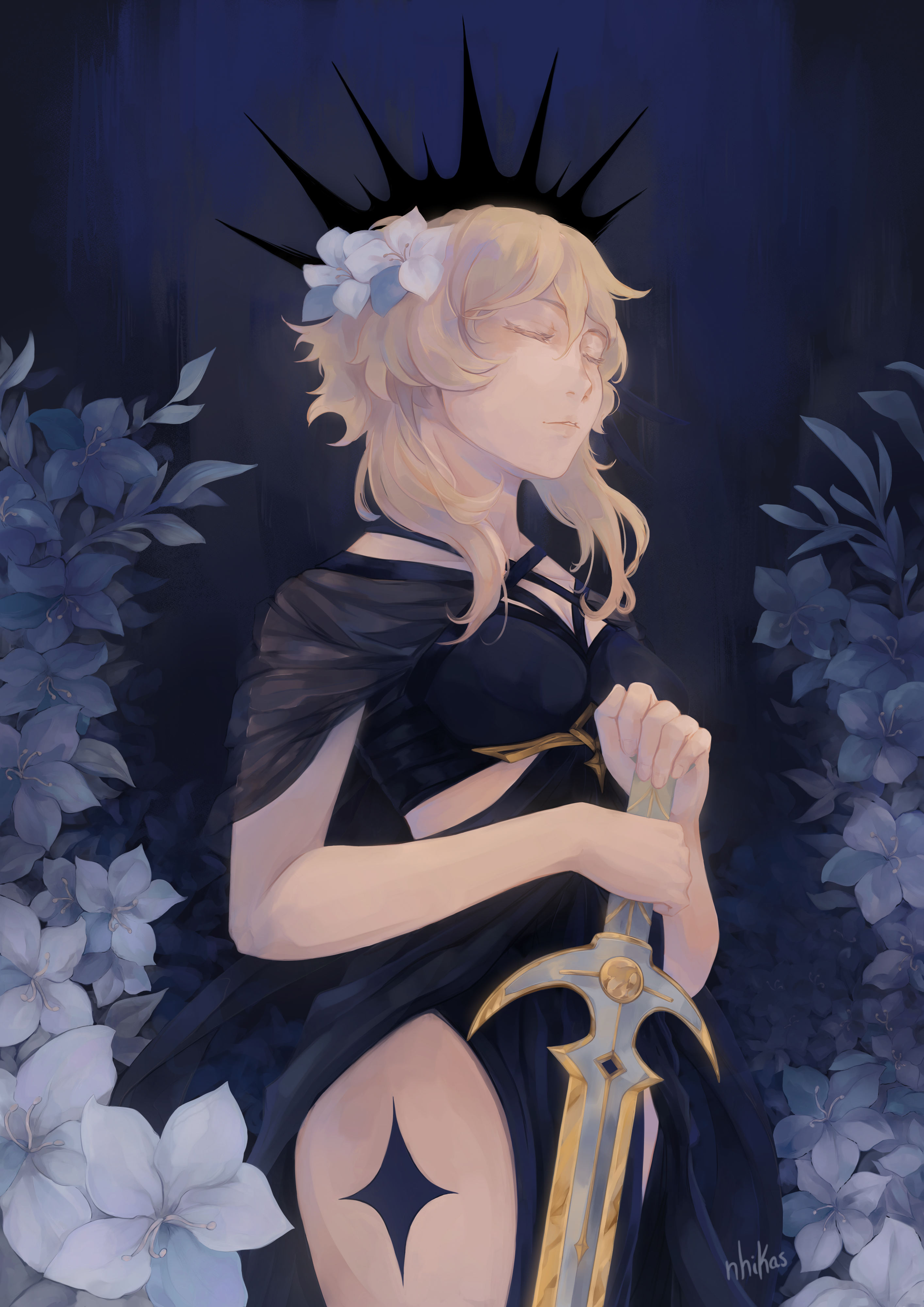 Abyss Moon - Lumine print // Genshin Impact