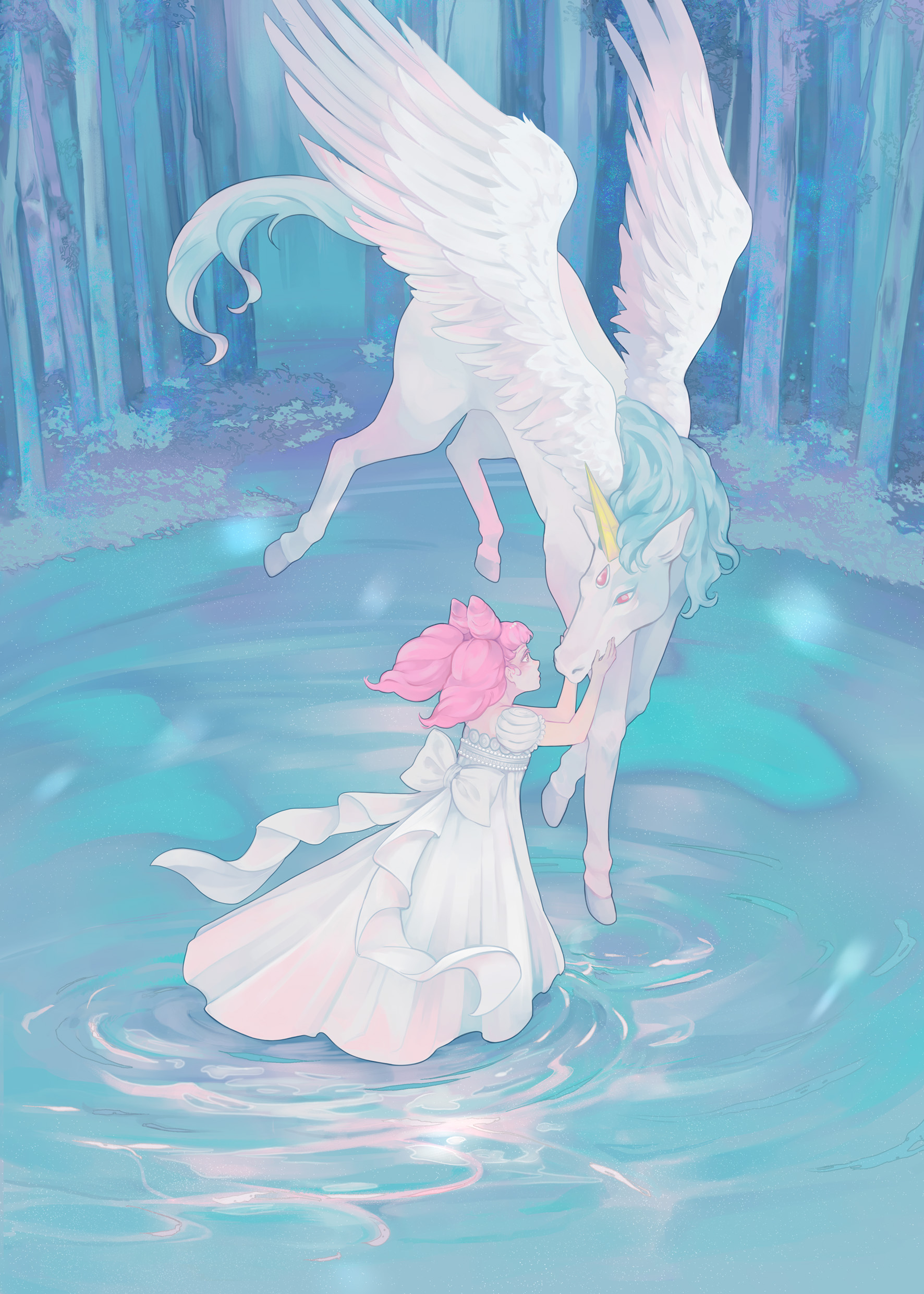 Chibiusa & Helios print // Sailor Moon
