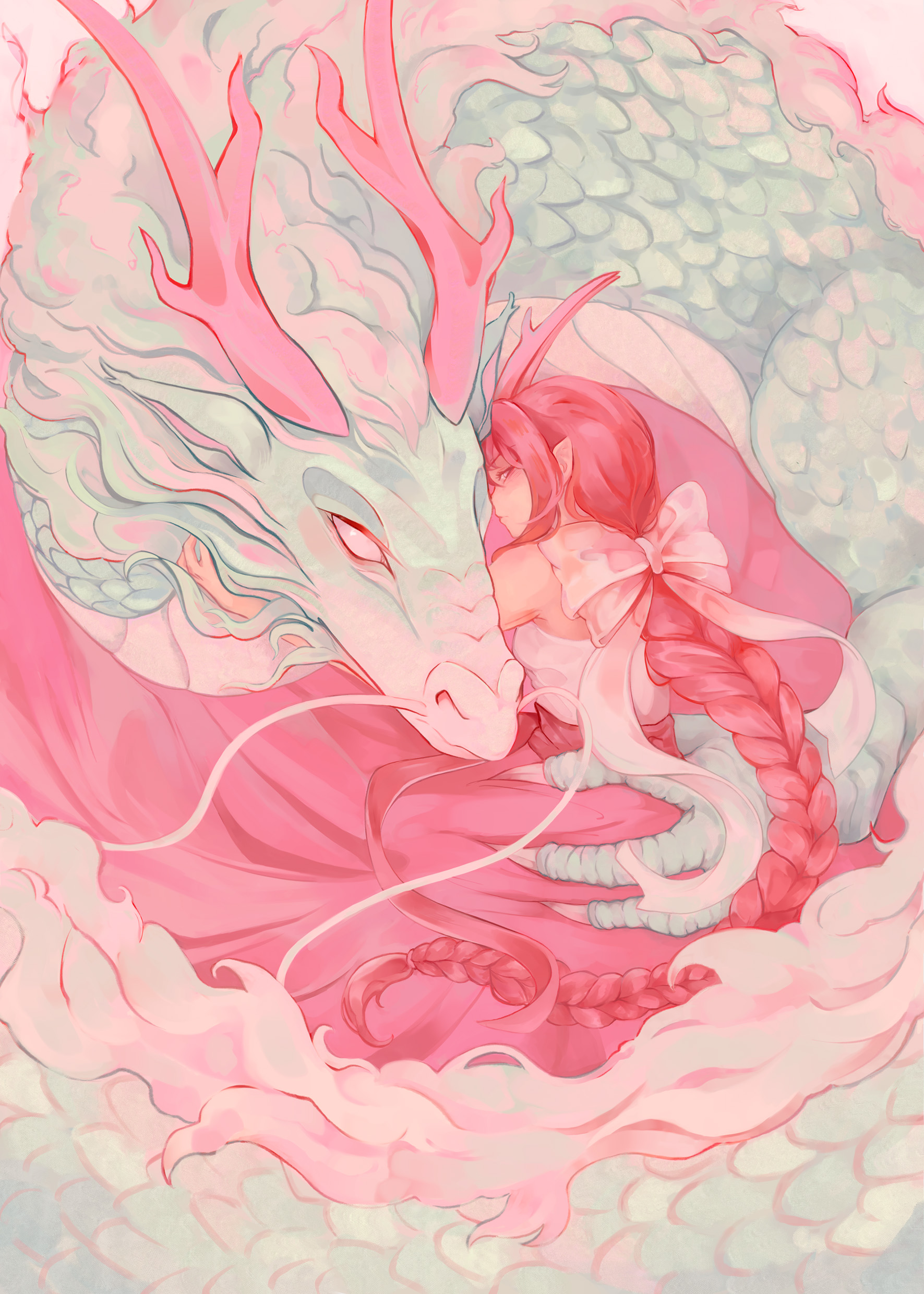 Year of the Dragon print // original illustration