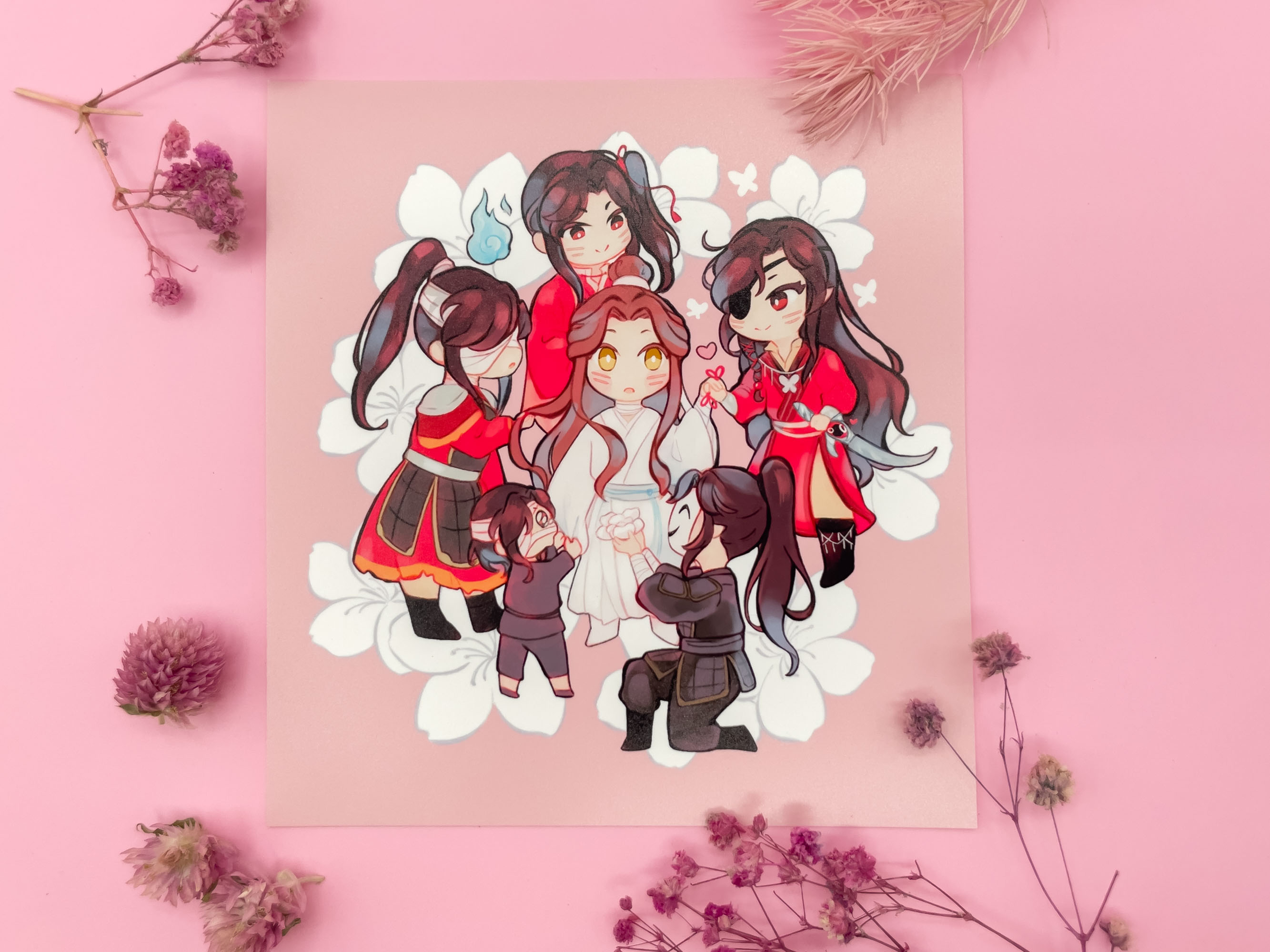 Hualian standee & prints // Heaven Official's Blessing 4