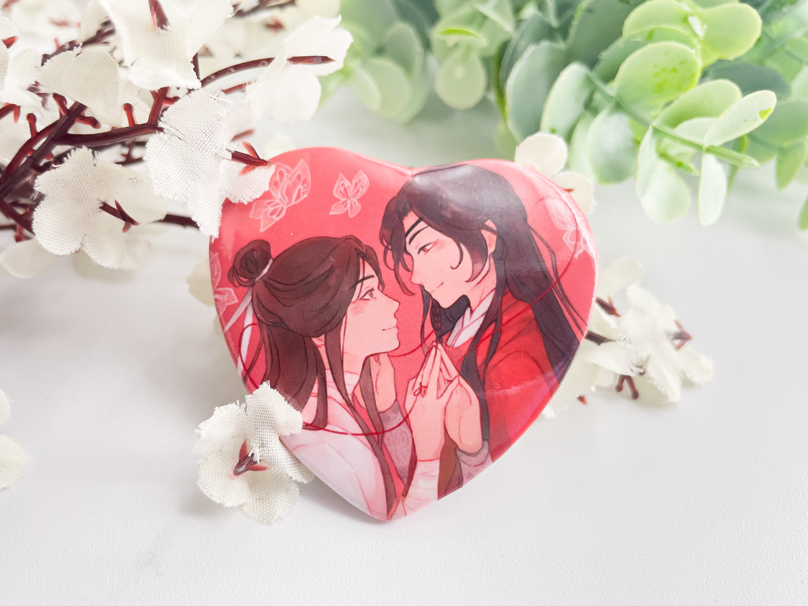 Danmei Heart Pins // TGCF // MDZS // SVSSS 7