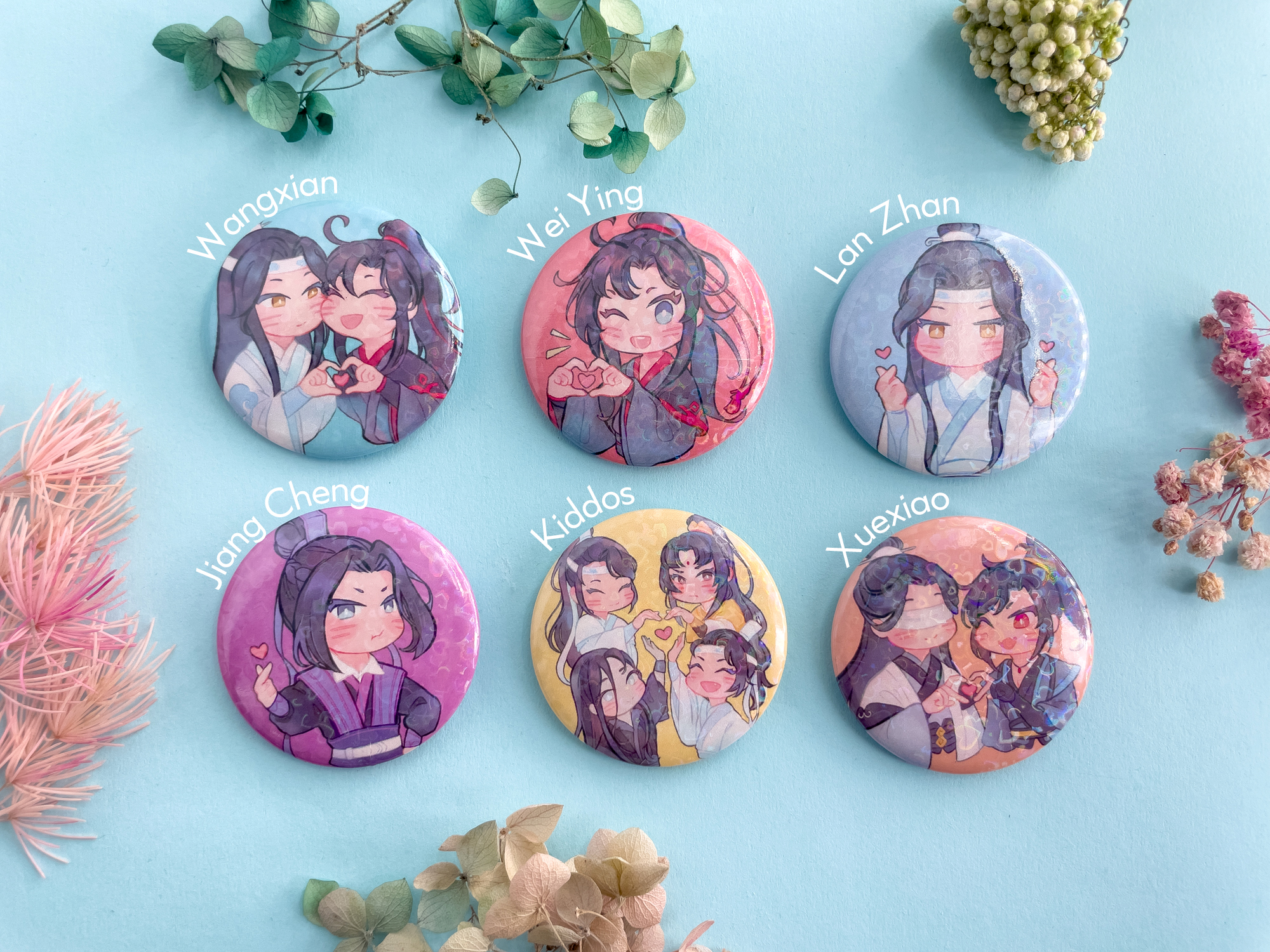 Mo Dao Zu Shi - Sticker sheet // button pins
