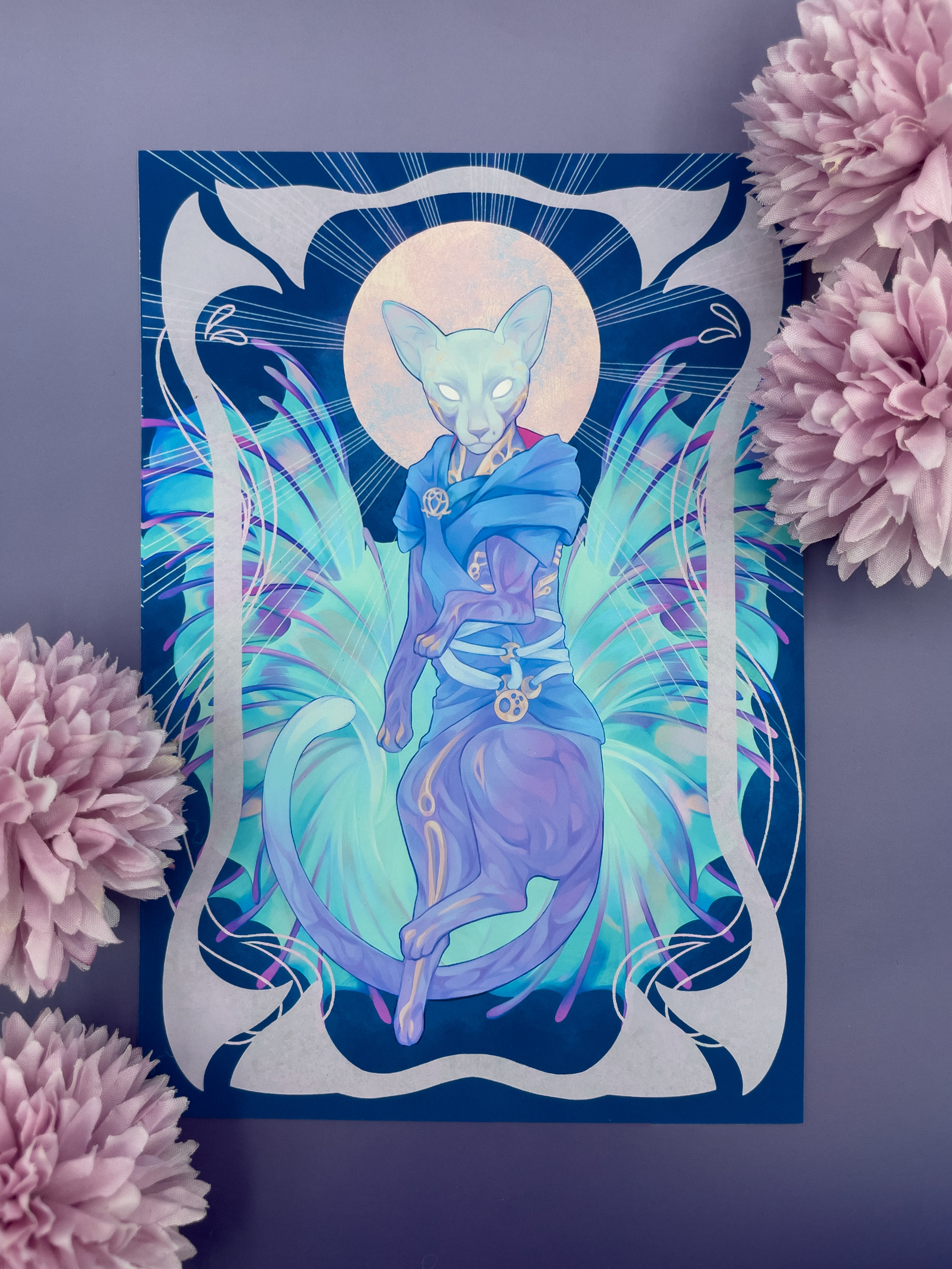 The Magician - Viktor Cat Print // Arcane