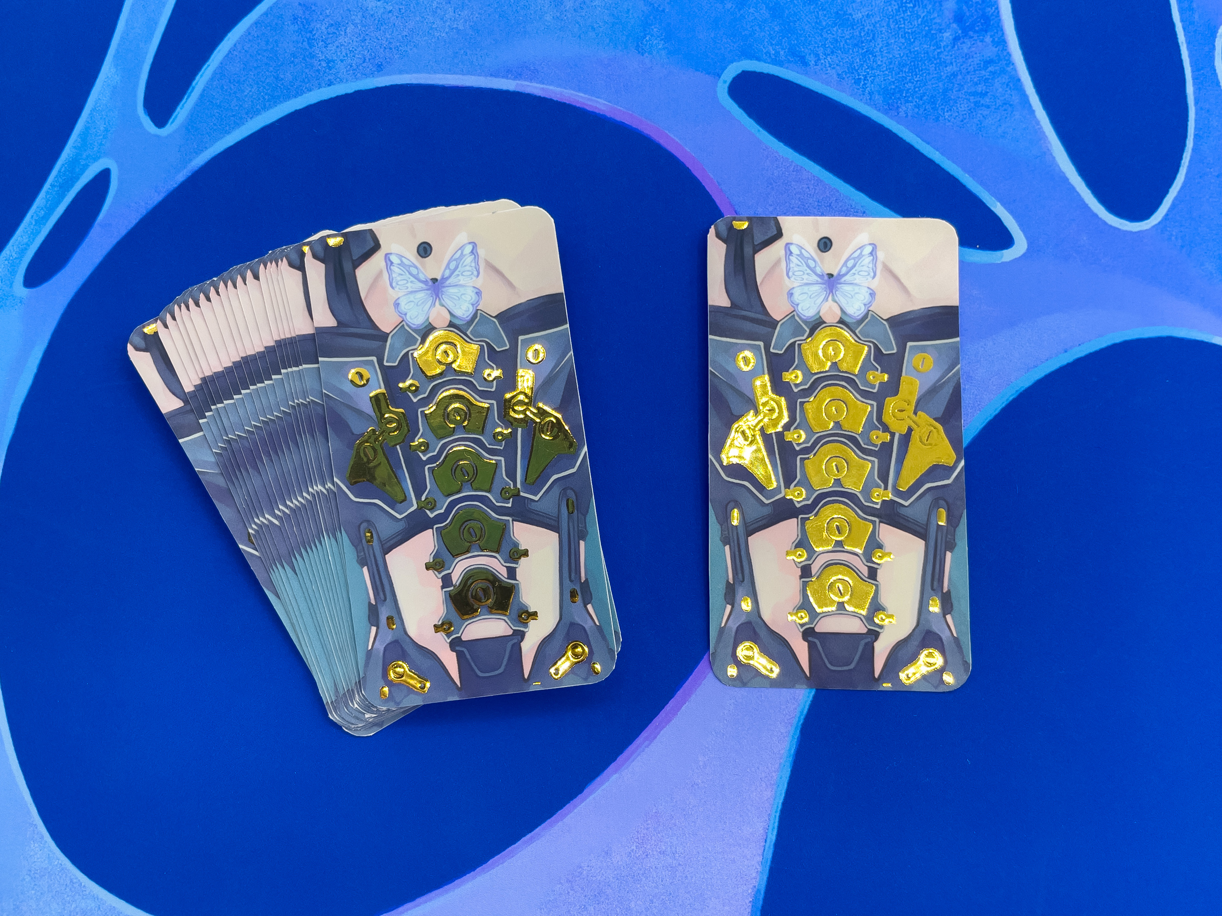 Viktor gold foil sticker // Arcane