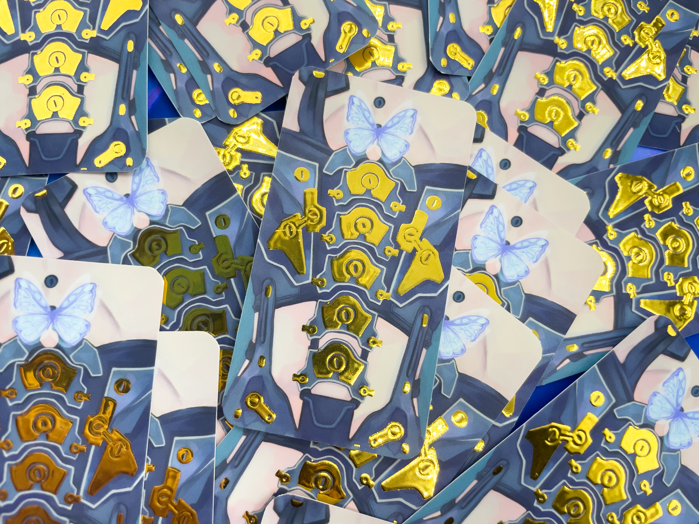 Viktor gold foil sticker // Arcane