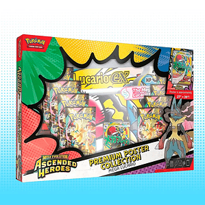 PREMIUM POSTER COLLECTION (Lucario ex) Ascended Heroes INGLES PREVENTA 20/03/26