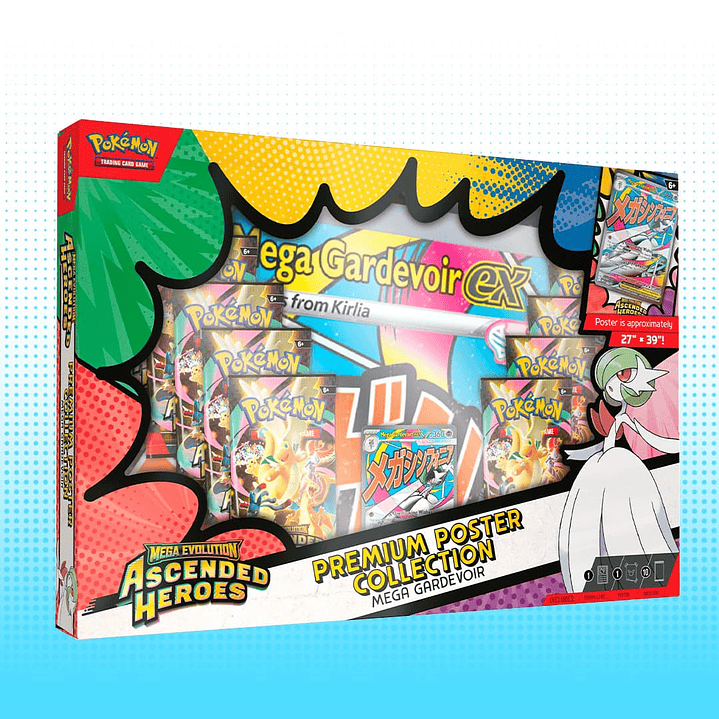 PREMIUM POSTER COLLECTION (Gardevoir ex) Ascended Heroes INGLES PREVENTA 20/03/26 1