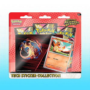 TECH STICKER COLLECTION Charmander/MegaCharizardY Ascended Heroes INGLES 