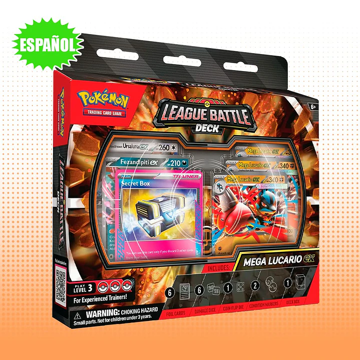 MAZO COMBATE DE LIGA MEGA LUCARIO EX ESPAÑOL [PREVENTA-22/05] 1