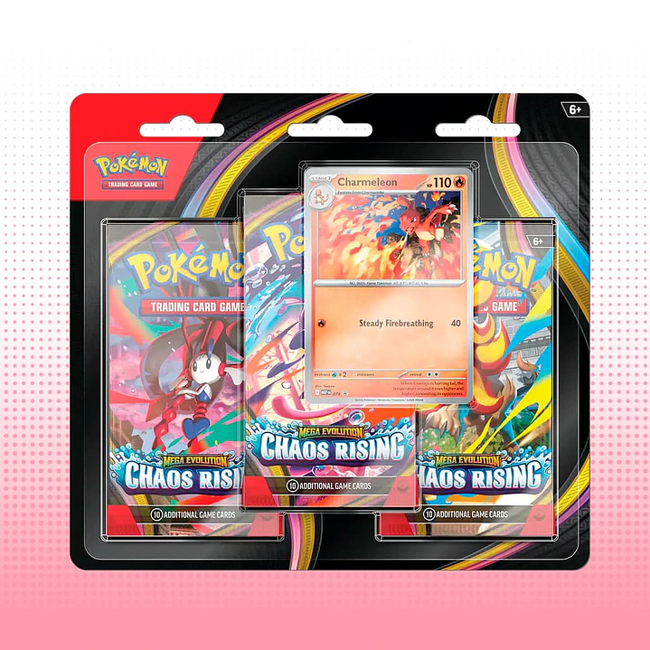 3 PACK BLISTER - Charmeleon Chaos Rising INGLES [PREVENTA-22/05/26] 1