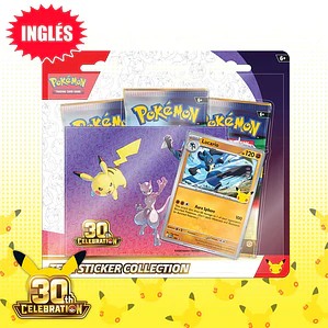 TECH STICKER COLLECTION Lucario 30th Celebration INGLES [PREVENTA-16/09]