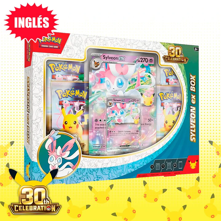SYLVEON ex BOX 30th Celebration INGLES [PREVENTA-16/09] 1