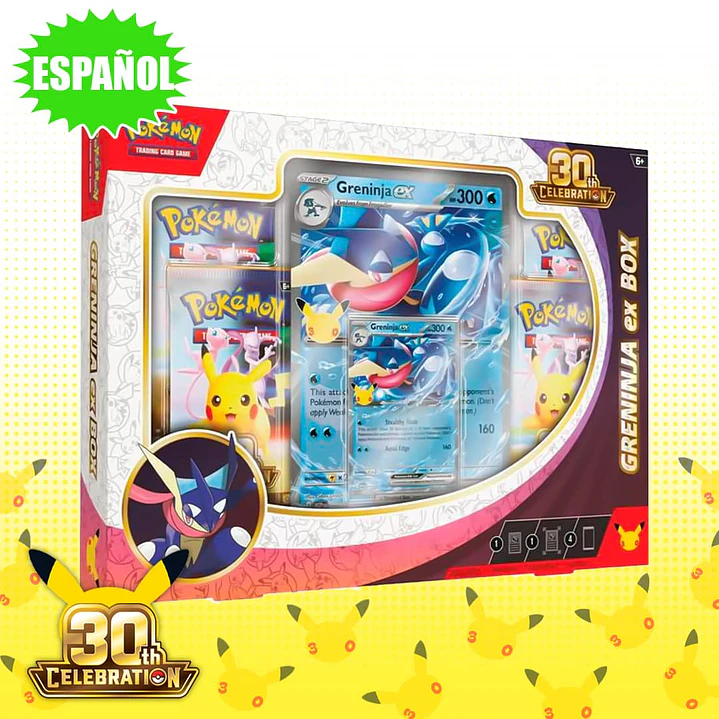 GRENINJA ex BOX 30° Aniversario ESPAÑOL [PREVENTA-16/09] 1