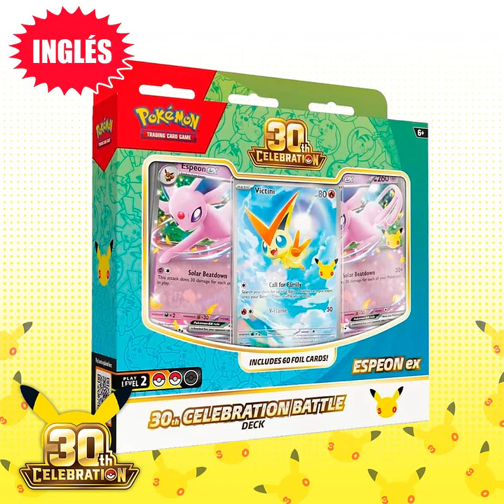 BATTLE DECK Espeon ex 30th Celebration INGLES [PREVENTA-30/10] 1