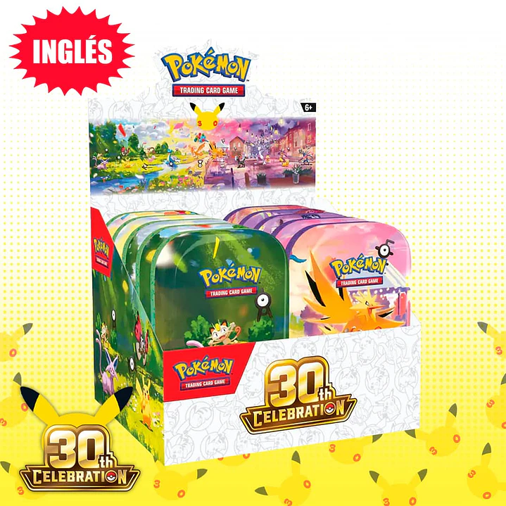 MINI TIN 30th Celebration INGLES [PREVENTA-02/10] (Display de 10 mini tin sellado) 1