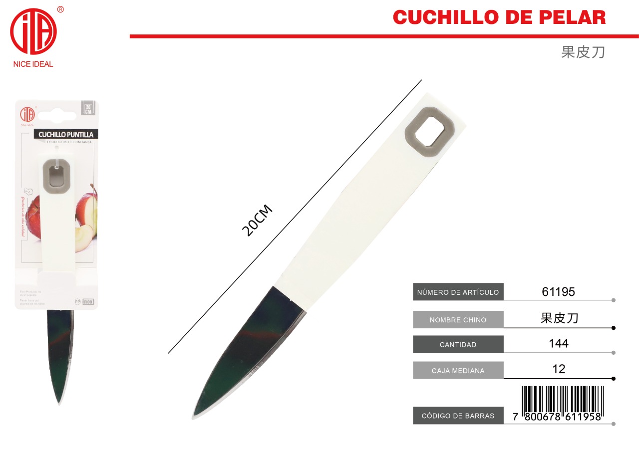 D0035 CUCHILLO DE PELAR DE  20 CM  1