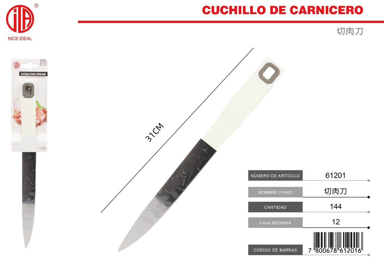 D0041 CUCHILLO DE CARNICERO DE 31 CM  1