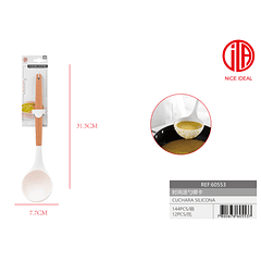 CUCHARA DE SILICONA DE 31.5 CM 