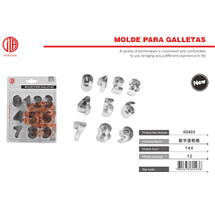 MOLDE PARA GALLETAS 