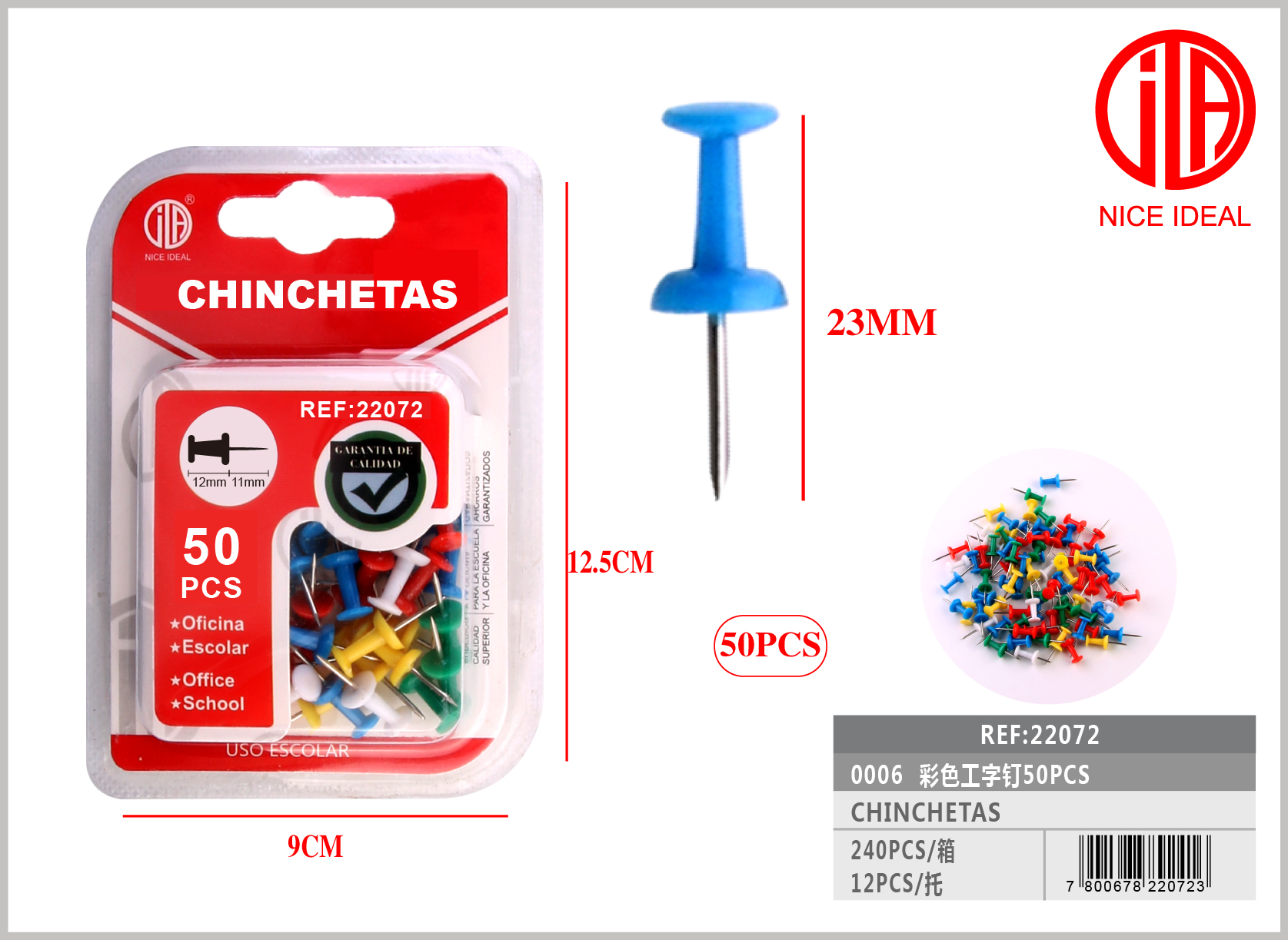 CHINCHETA  23 MM  1