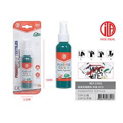 Pintura en spray para Telas 60ml (Verde medio)