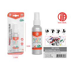 Pintura en spray para Telas 60ml (Plateado)