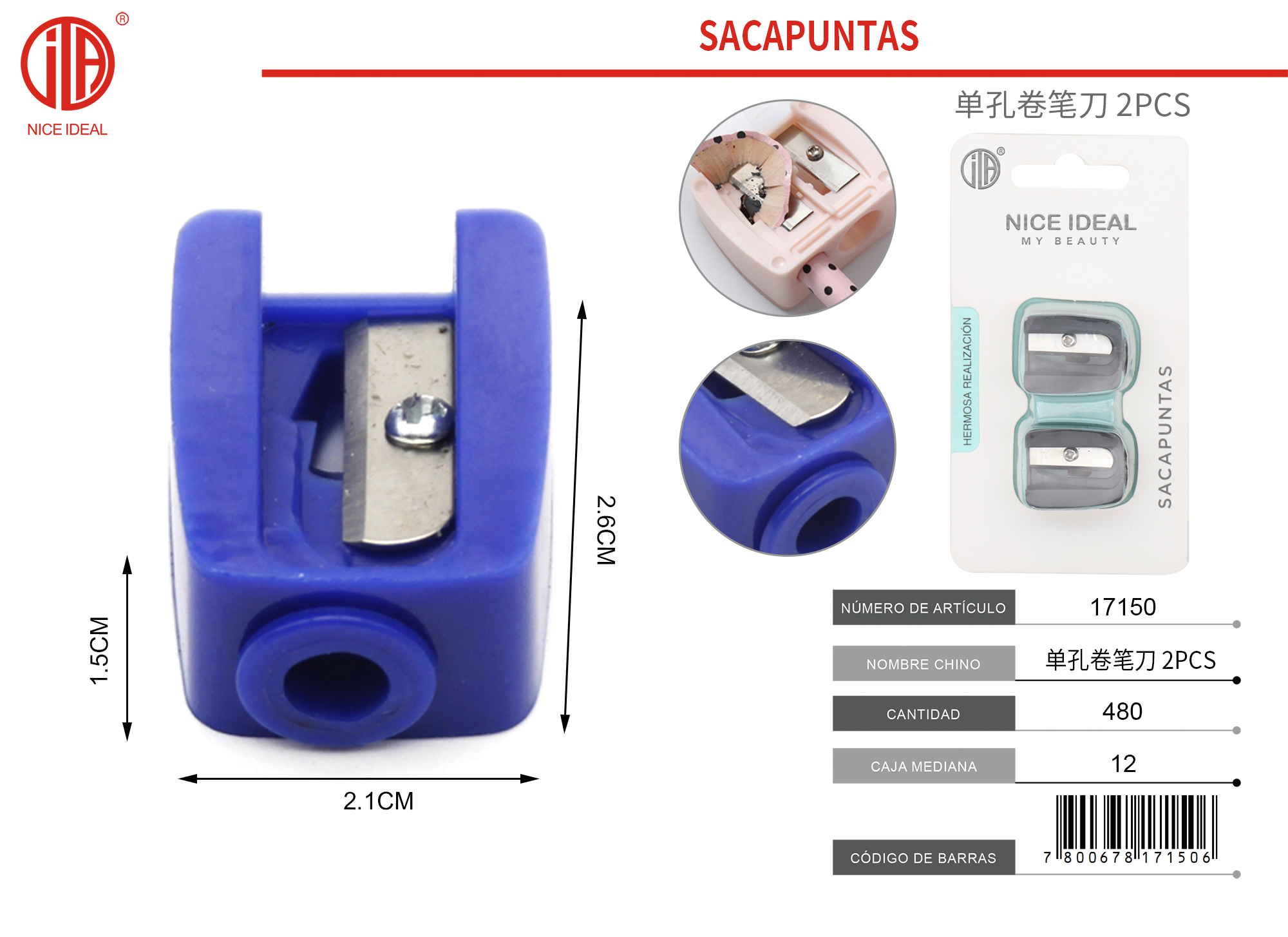 SACAPUNTAS 2PCS 1