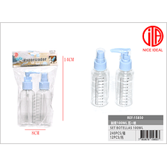 SET DE BOTELLA 100 ML 