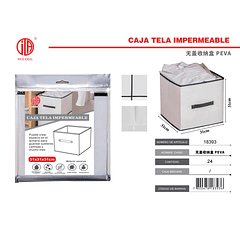 CAJA TELA IMPERMIABLE  31 X 31 X 31 CM 