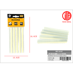 BARRAS DE SILICONA  5 PCS 