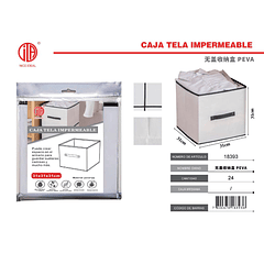 Caja de almacenamiento de 31*31*31CM sin tapa 70G