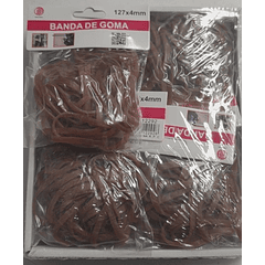 BANDA ELáSTICA MULTIUSO 124*4MM Goma multiusos 40G 124*4MM