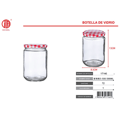 Botella de vidrio 3-500-500ml