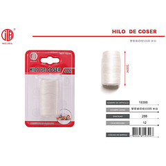 Hilo tubo plástico beige hilo de coser 500 yardas beige 351