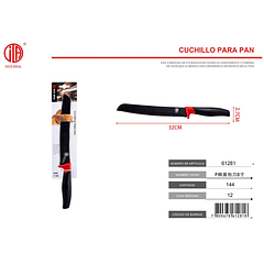 Cuchillo pan mango P 8 pulgadas