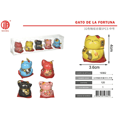 Gato suertudo 32 colores esmalte combinación gato 5PCS mediano