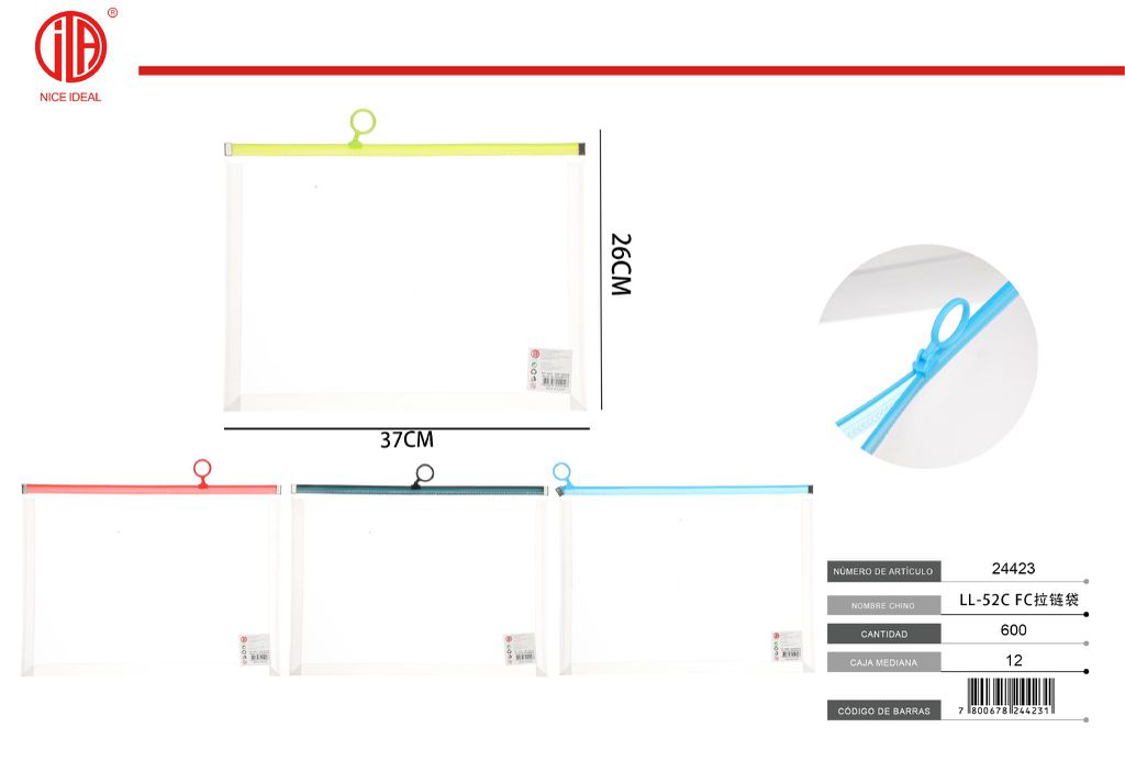 Bolsa con cremallera LL-52c FC 1