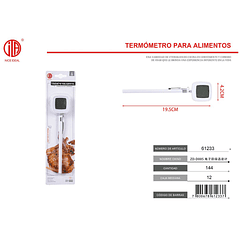 Termómetro electrónico de cocina Termometro