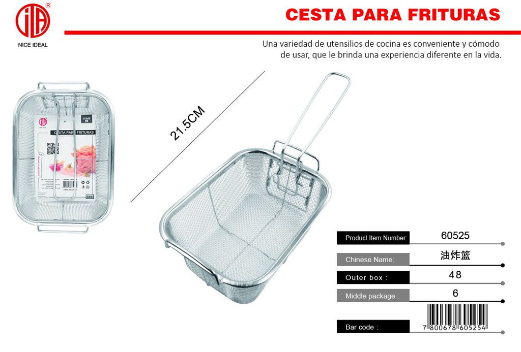 Tarjeta de juego de canasta frita cuadrada pequeña 1