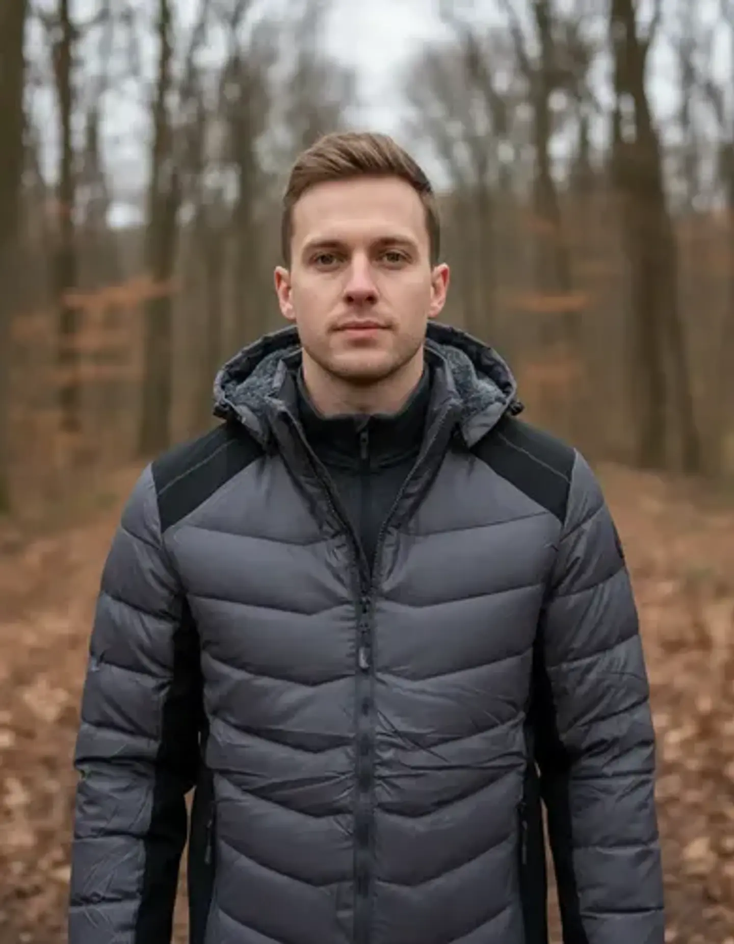 Chaqueta Hombre Engomada Con Chiporro 4