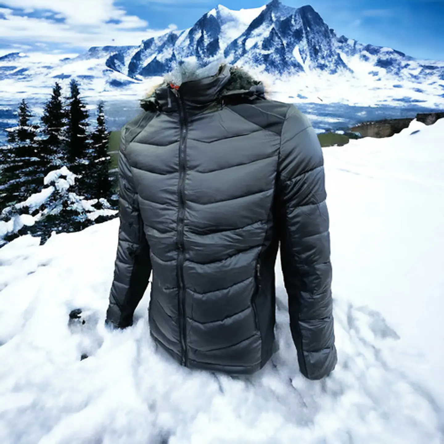 Chaqueta Hombre Engomada Con Chiporro 8