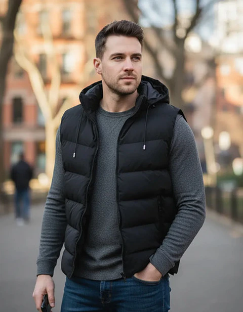 Chaqueta Sin Manga Hombre