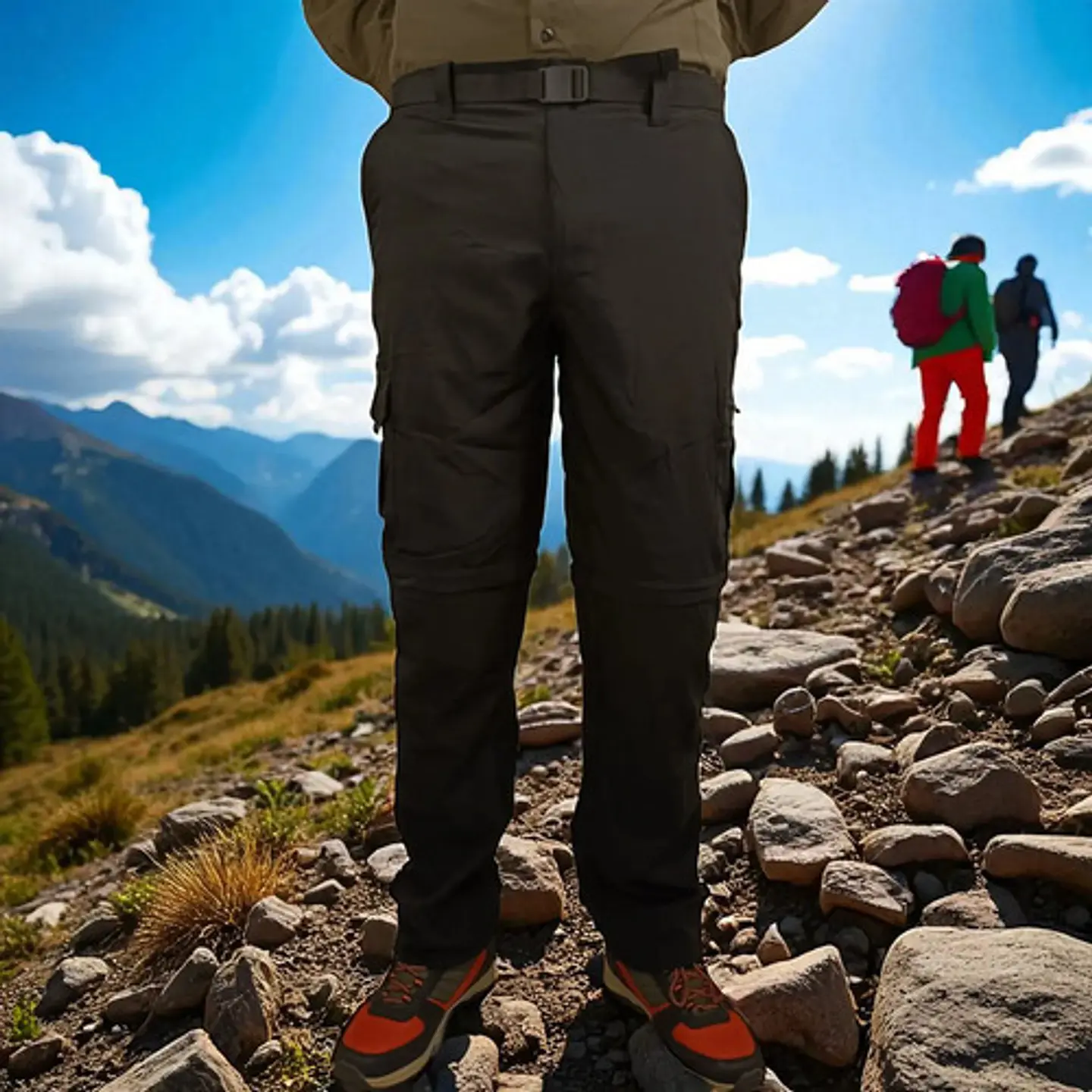 Pantalón Trekking De Hombre, Desmontable, Secado Rapido  8